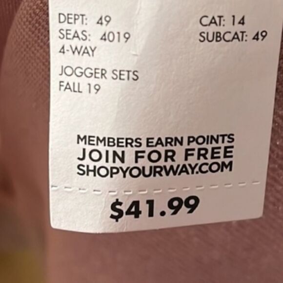 Girls Track Jogger Sweat Suit Athletic Set Size 6X - Picture 6 of 8